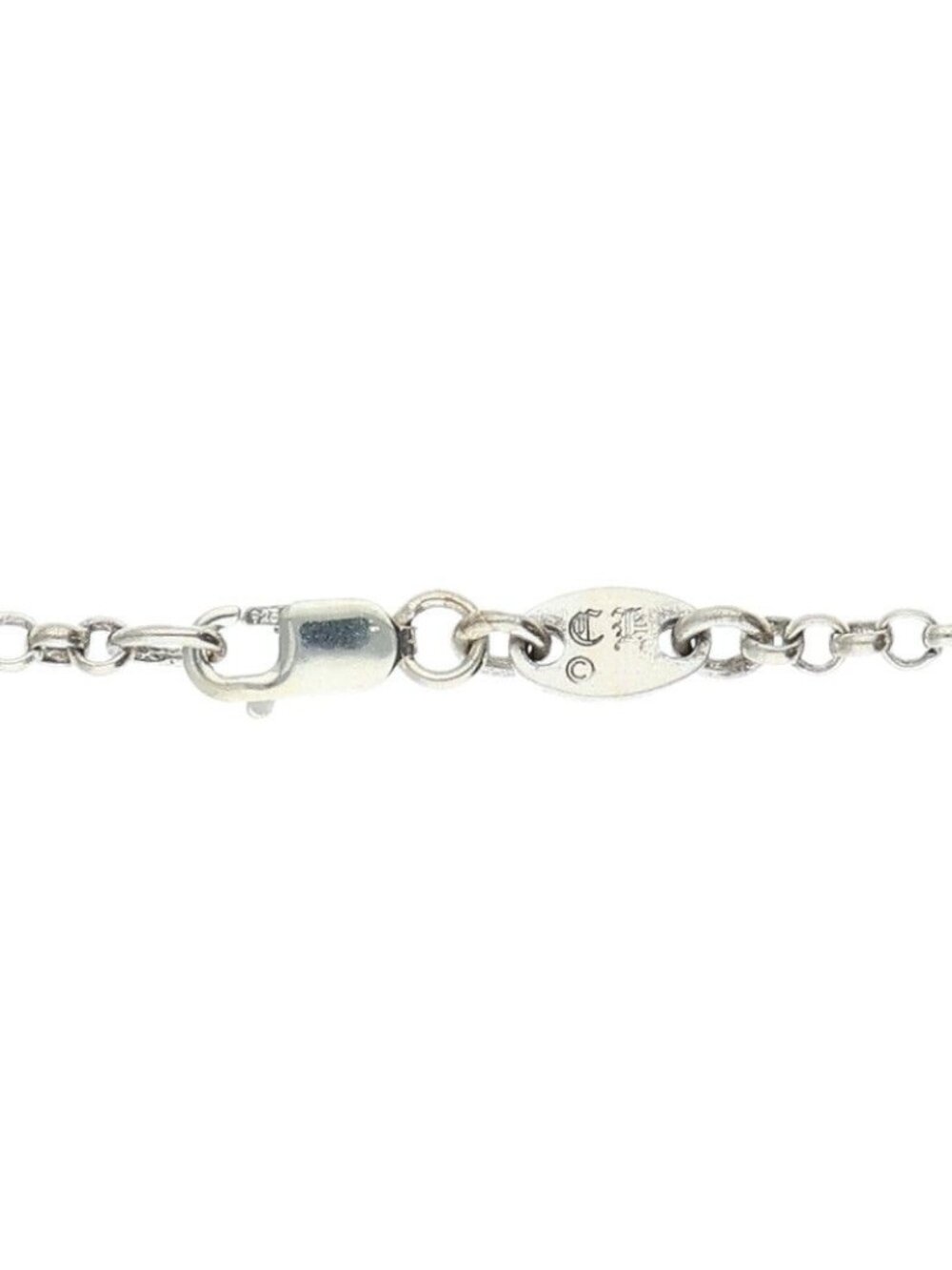 Chrome Hearts Neckchain Roll Chain Silver Necklace - Picture 3 of 5